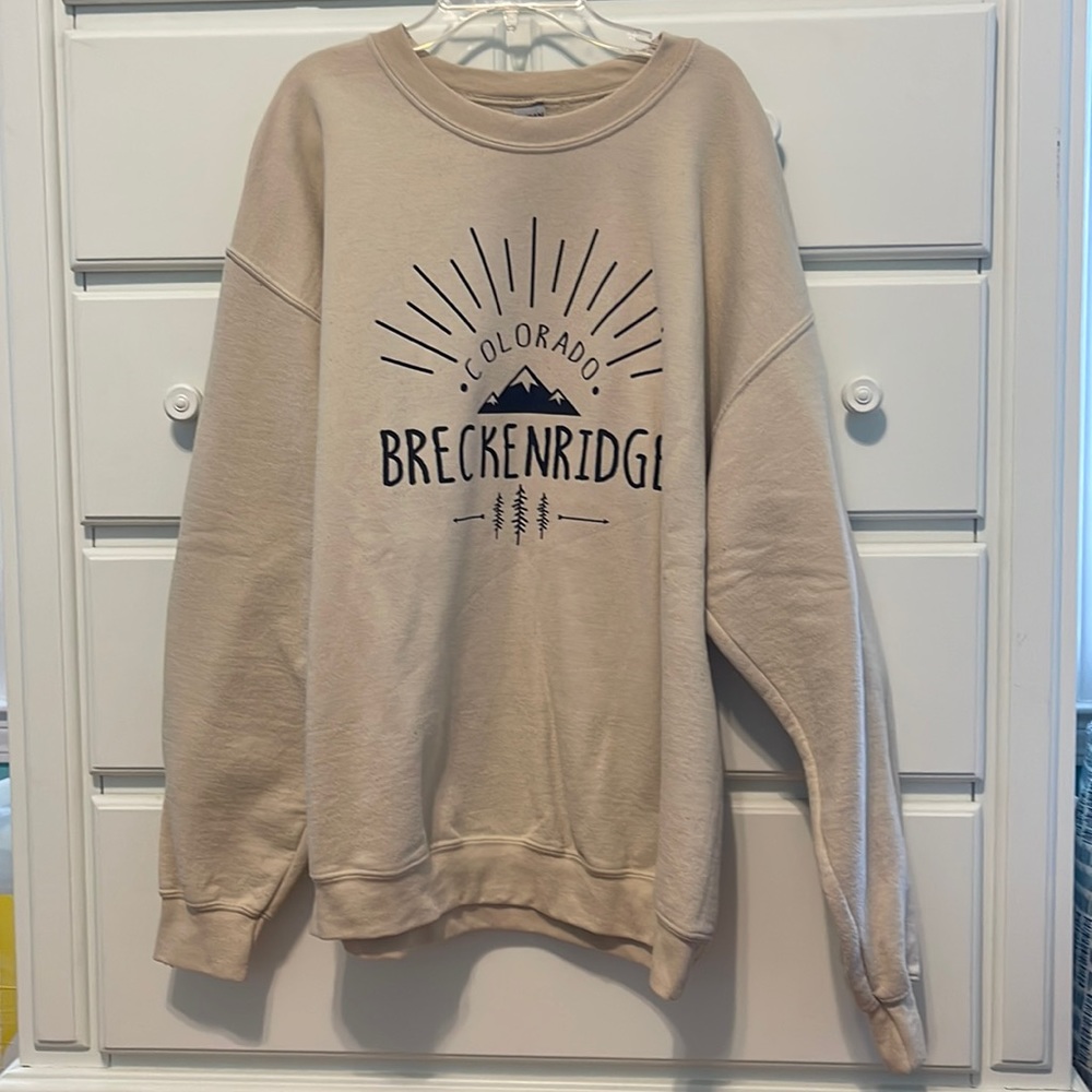 Tan Breckinridge Colorado sweatshirt